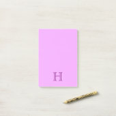 Monogram Post het Sticky Notities Post-it® Notes (Op bureau)