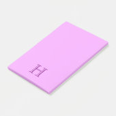 Monogram Post het Sticky Notities Post-it® Notes (Schuin)