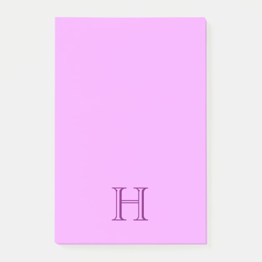 Monogram Post het Sticky Notities Post-it® Notes (Voorkant)