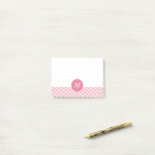 Monogram Post it Notes (Op bureau)