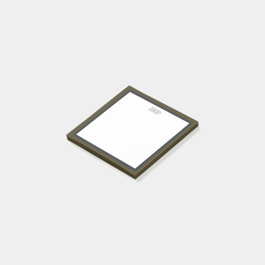 Monogram Post-it notities Post-it® Notes (Schuin)