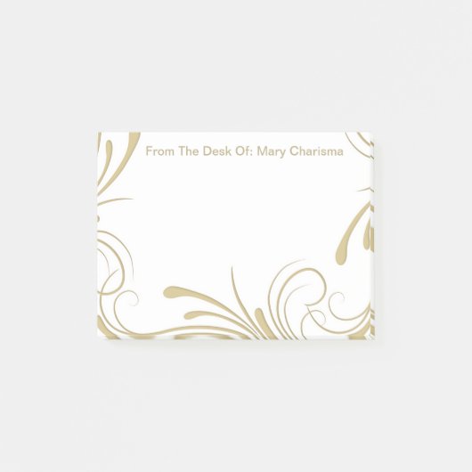 Monogram Post Opmerkingen Post-it® Notes (Voorkant)