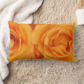 Monogram prachtig Oranje Hybrid Tea Rozen Hart Kussen (Deken)