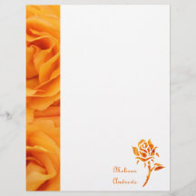 Monogram prachtige gele Oranje hybride thee Rozen