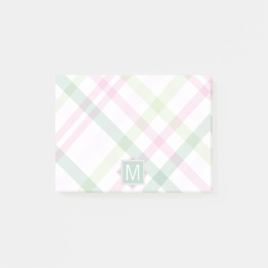 Monogram | Preppy Play Post-it® Notes (Voorkant)