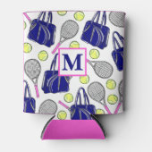 Monogram Preppy Tennis Navy Blikjeskoeler (Voorkant)