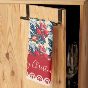 Monogram Prettig Kerstfeest & Gelukkig Nieuwjaar! Theedoek