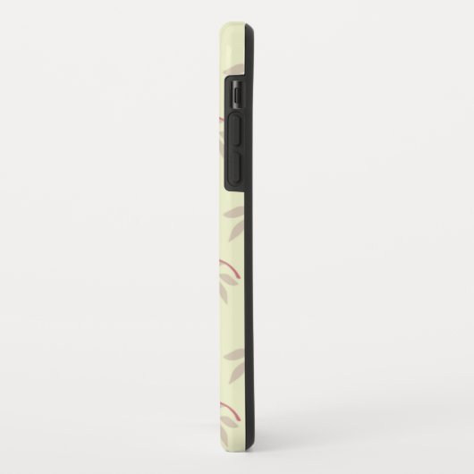 Monogram Pretty Rode Kers iPhone Case-Mate iPhone Case (Achterkant/links)