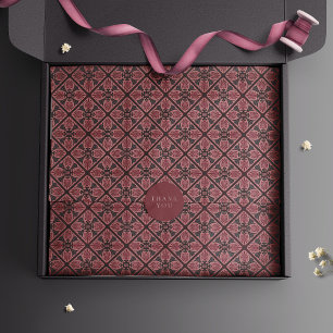 Monogram  Primrose Art Nouveau Deco Tissuepapier