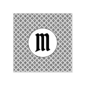  MONOGRAM PRINM RUBBER STEMP RUBBERSTEMPEL (Afrduk)