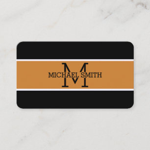 Monogram Professional Bronze Modern Visitekaartje