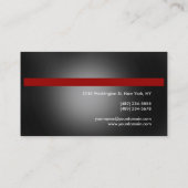 Monogram Professional Consultant Visitekaartje (Achterkant)