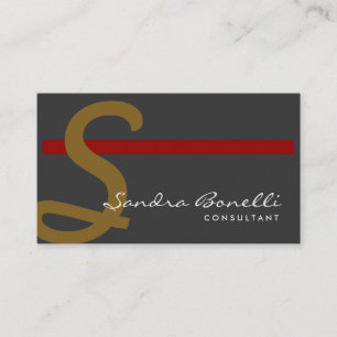 Monogram Professional Consultant Visitekaartje
