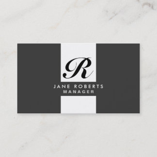 Monogram Professional Elegant Cosmetoloog Makeup Visitekaartje