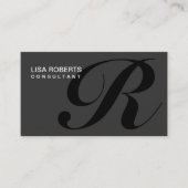 Monogram Professional Elegant Makeup Artist Visitekaartje (Voorkant)