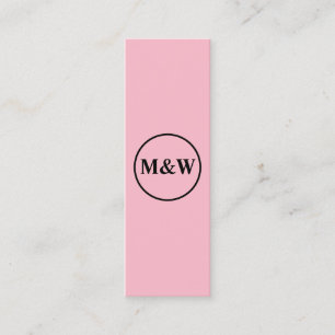 Monogram Professional Elegant Mini Visitekaartje