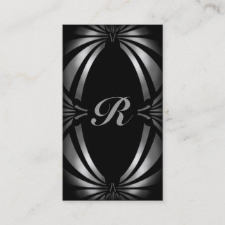 Monogram Professional Elegant Mode Designer Visitekaartje