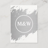 Monogram Professional Elegant Visitekaartje (Voorkant)