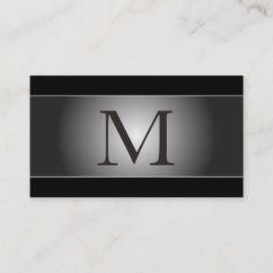 Monogram Professional Elegant Visitekaartjes
