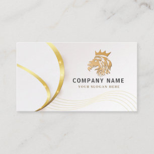 Monogram Professional Gouden Leeuw Logo Visitekaartje