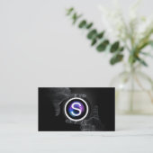 Monogram Professional Hands Lijst Fotografie Visitekaartje (Staand voorkant)