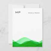 Monogram Professional Plain Minimalist Notitiekaartje (Voorkant)