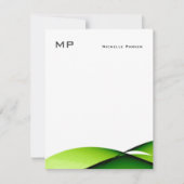 Monogram Professional Plain Minimalist Notitiekaartje (Voorkant)