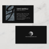 Monogram Professional Visitekaartje architect (Voorkant / Achterkant)