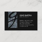 Monogram Professional Visitekaartje architect (Voorkant)