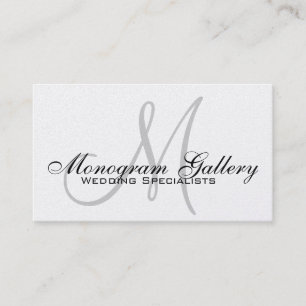 Monogram Professional Visitekaartje Gold Foil