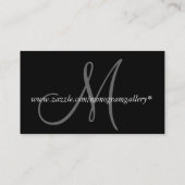 Monogram Professional Visitekaartje Gold Foil (Achterkant)