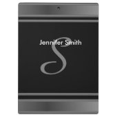 Monogram professioneel ontwerp klembord (Achterkant)