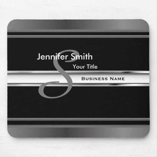 Monogram professioneel ontwerp muismat (Voorkant)