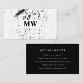 Monogram Professionele Artistieke Visitekaartje (Voorkant / Achterkant)