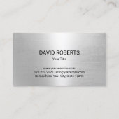 Monogram Professionele Bouw Reparatie Metaal Visitekaartje (Achterkant)