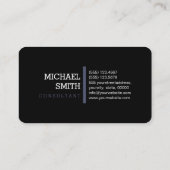 Monogram Professionele Onafhankelijkheid Modern Visitekaartje (Achterkant)