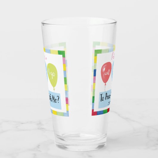 Monogram Promposal Prom-ballonnen Glas (Links)