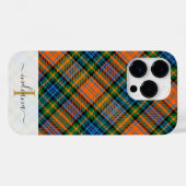 Monogram Pset Rustic Clan Murray Tartan Persoonlij Case-Mate iPhone Case (Achterkant (horizontaal))