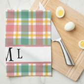 Monogram Pset Theedoek (Quarter Fold)