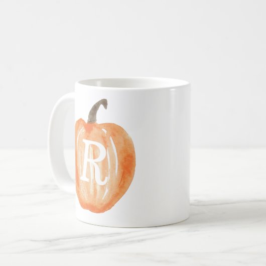 Monogram Pumpkin Koffiemok (Voorkant links)
