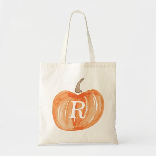 Monogram Pumpkin Tote Bag (Voorkant)