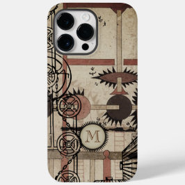 Monogram Punk geavanceerd telefoongeval met stuuri Case-Mate iPhone Case