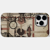 Monogram Punk geavanceerd telefoongeval met stuuri Case-Mate iPhone Case (Achterkant (horizontaal))