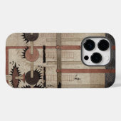 Monogram Punk geavanceerd telefoongeval met stuuri Case-Mate iPhone Case (Achterkant (horizontaal))