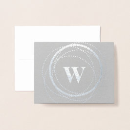 Monogram puntcirkel | Briefpapier Folie Kaarten
