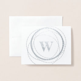 Monogram puntcirkel | Briefpapier Folie Kaarten