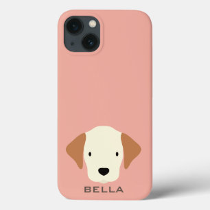 Monogram. Pups Regel! Puppy Dog. iPhone 13 Hoesje