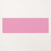 Monogram purple green floral pattern yogamat (Achterkant (horizontaal))