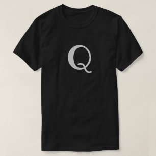 Monogram Q Mannen zwart T-shirt