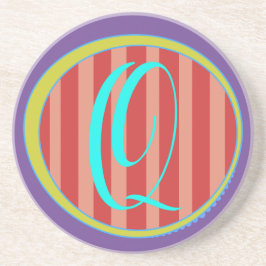 Monogram Q Sandstone Onderzetter